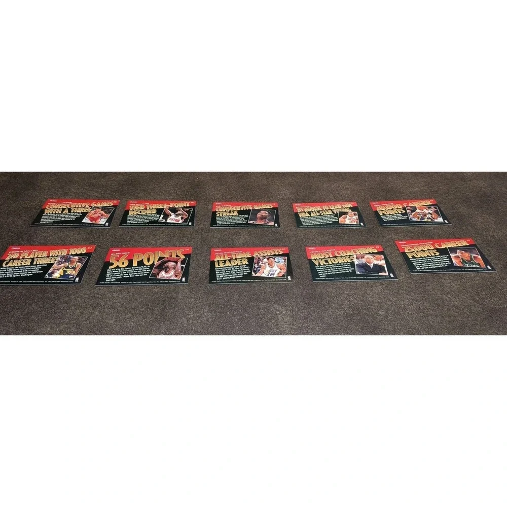 1995-96 HOOPS 10 CARD MILESTONE INSERT SET‎